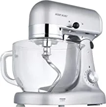 Al Saif Co Elec Stand Mixer with Unique Glass Bowl Size: 5Liter, Wattage: 1000 Watts, Color: Grey, E02227/GY