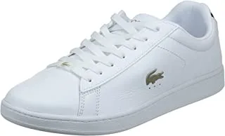 Lacoste Carnaby Evo Leather Platinum Detailing mens Sneakers