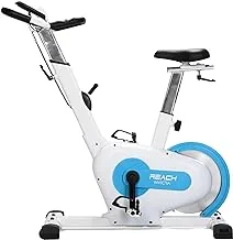 Reach Invicta Exercise Cycle for Home Gym | Upright Spin Bike with Rear Drive Flywheel Magnetic.