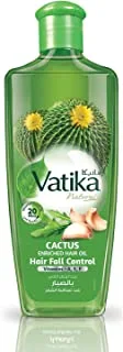 Vatika Naturals Cactus Enriched Hair Oil 200ml | Vitamin A,E & F | Anti-breakage, Control Hair Fall | For Weak & Falling Hairs