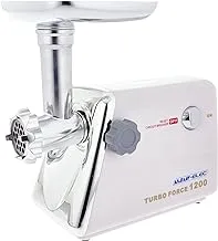 ALSAIF 800W Electric Turbo Force Meat Grinder, White, MG/001 2 Years warranty