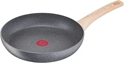 TEFAL Frying Pan | Natural Force 24 cm Frypan |Easy cleaning | Mineralia+ non-stick coating | Natural minerals | Thermo-signal | Healthy cooking | Safe | Made in France | 2 Years Warranty | G2660432