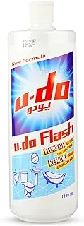 سائل منظف الحمام U-Do Flash - تركيبة تنظيف قوية أصلية - 1180 مل