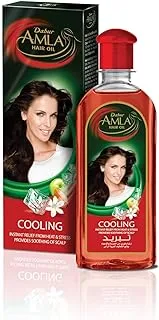Dabur Amla Natural Cooling Oil 200ml | Enriched with Amla and Mint | For Instant Relief From Heat & Stress | Boost Hair Growth