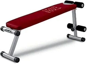 BH Fitness Atlanta 300 G59X Training bench - flat weight lifting/press bench - red/metallic