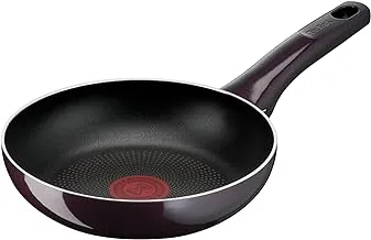 TEFAL Frying Pan | G6 Resist Intense 20 cm Non-Stick Frypan with ThermoSpot | Burgundy | 2 Years Warranty | D5220283