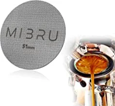 MIBRU Coffee Portafilter Puck Screen,Espresso Portafilter Lower Shower Screen, Reusable Puck Filter Contact Screen Coffee Accessories(51mm)