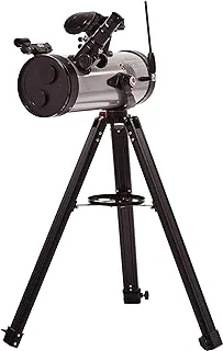 Celestron StarSense Explore Newtonian Reflector Telescope with Smartphone App-enabled Technology includes Two Eyepieces 2x Barlow lens Phone Dock and Height-adjustable Tripod Silver LT127AZ 22453