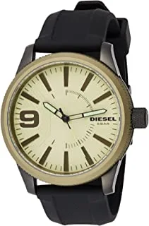 Diesel Men's Gold Dial Stainless Steel Case Analog Watch