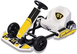 سكوتر كهربائي Crazy Drift من COOLBABY Go Cart Kating يعمل ببطارية السيارة بأربع عجلات متسابق للأطفال ، سيارة دواسة للكبار للخارج ، لعبة الركوب ， DP-10 Boy gift (بما في ذلك Bluetooth)