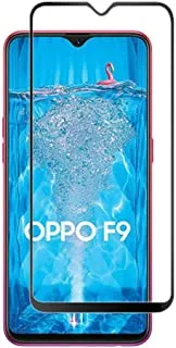 Oppo F9 (F9 Pro) Tempered Glass Screen Protector Shock Proof Glass - Black