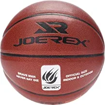 جلد كرة السلة الأصلي من جوريكس مقاس 7- امتصاص الرطوبة PU 750-780 مم محيط كرة السلة للعب في الأماكن المغلقة في الهواء الطلق - JAA7166 ، برتقالي