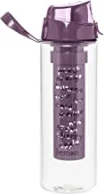 Herevin 750ml Bottle with Fruit Infuser - Purple H-161557-SF