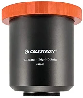 Celestron 42 mm T-Adapter for 9.25, 11 and 14 Inch EdgeHD Opticle Tubes, Black