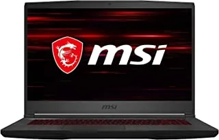 MSI GF63 10SCsr Gaming Laptop, 15.6 Inches Display, Intel Core i7, 16 GB GDDR6 RAM, 512 GB PCIE x 4 SSD, ‎Nvidia GeForce GTX1650 Ti - Eng/Ar Keyboard - Black