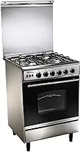 Mastergas 55 cm Full Safety Gas Oven with 4 Cooking Burner | Model No F554GEE with 2 Years Warranty