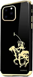 iphone 11 Pro Max Santa Barbara Polo & Racquet Club Case Cover Mateo Series Polo Design (6.5 inch) - Black