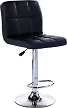 GDF GALAXY DESIGN FURNITURE Bar Stool Bar & Office Chair Leather Adjusted Colour Black Model - ‎GDF-3026.