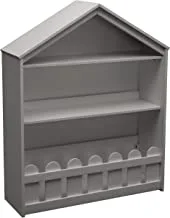 Serta Happy Home Storage Bookcase - Ideal for Books, Decor, Homeschooling & More, Grey