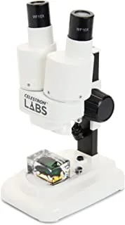 Celestron S20 Stereo Microscope with 20x Power 10x Eyepieces