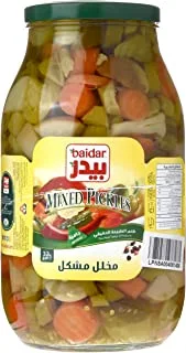 Baidar Mixed Pickle Jar, 3.2 Kg, Green