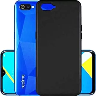 Realme C2 / C2s Case Cover Slim Flexible Soft with Camera Protection Bump Back Cover Case for Realme C2 / C2s (Matte Black) by Nice.Store.UAE