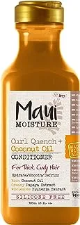 Maui Moisture Curl Quench + بلسم زيت جوز الهند ، 385 مل