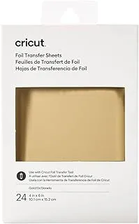 Cricut Transfer Foil Sheets (Gold), 10x15cm 24 sheets, 2008711
