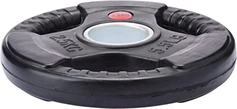 Body Builder 2.5Kg Barbell Plate Rubber Coated 50Mm 38-1169