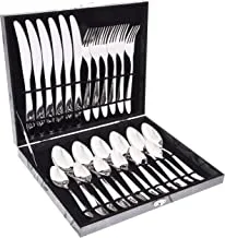 24 Pcs Cutlery Set -18/10 Stainless Steel (Non Magnetic), Silver