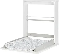 Badabulle Badabulle Folding Changing Table and Wall Plouf, White, 57 x 73 x 13 cm (Pack of 1)