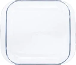 Royalford Square Baking Dish, Oven Safe Glass Roaster Pan, 1.5 Liters, Glass Casserole Baking Dish