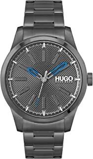 Hugo Boss Men's Grey Dial Ionic Plated Grey Steel Watch - 1530207