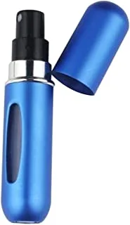 COOLBABYPortable Mini Refillable Perfume Bottle 5ml Mini Metal Sprayer For Travel, Blue