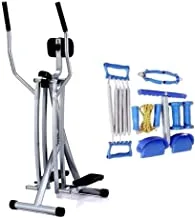 Elliptical Trainer With Fitness World Fitness & Slimming Exercises - 5 Pieces