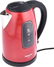 Panasonic Electric Kettle, NC-SK1RTZ, Red, Stainless Steel