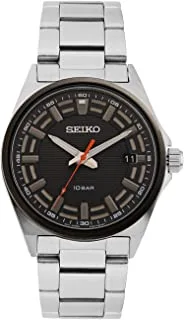 Seiko Men Analog Stainless Steel Watch SUR507P1, Silver