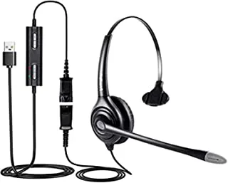 VoiceJoy HD251-3.5 medium Wired Headphone With Microphone-BLACK