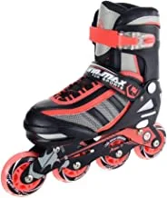 Winmax 2 in 1 Inline Skate, Medium, Red/Black