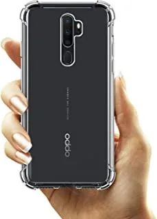 Oppo A9 (2020) / Oppo A5 (2020) / Oppo A11 Case Cover Air Cushion Soft TPU Silicone Clear Transparent Cover Airbag Shockproof Case Bumper Shell for Oppo A9 (2020) / Oppo A5 (2020) / Oppo A11 (Clear)