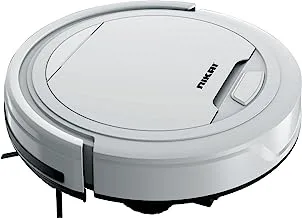 Nikai 0.32 Liter Robotic Vacuum Cleaner with Mop|Smart Auto Cleaning| Anti-Collision Sensor|Low Noise:60DP| Ultra Thin Body| Model No Nvcr101A| Two Year Warranty