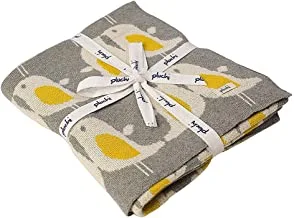 Pluchi- Knitted Kids Blanket-Lovey Dovey Birdies