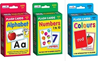 Creative Numbers 1 To 10 Flash Cards, Multi-Colour, 362