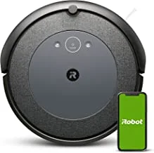 مكنسة روبوت iRobot Roomba I3 Connected Mapping مع فرش مطاطية مزدوجة متعددة الأسطح مثالية للحيوانات الأليفة مساعد صوتي وتوافق مع رابط بصمة ضمان لمدة عامين على الروبوت لمدة عام على البطارية ، i315840