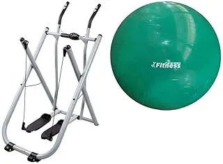 Airwalker Free Style Glider AW-115, With Yoga ball World Fitness green 75 cm