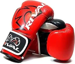 RIVAL RB7 FITNESS PLUS BAG GLOVES RED-BLACK SMALL