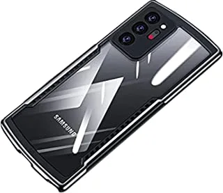 جراب XUNDD لهاتف Samsung Galaxy Note 20 Ultra مقاس 6.9 بوصة تم اختبار السقوط من الدرجة العسكرية ألفا للألعاب ، وسادة هوائية مقاومة للصدمات ، واقي ممتص الصدمات ، ظهر نحيف بإطار TPU ناعم - أسود