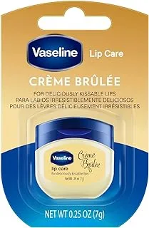 Vaseline Lip Therapy Lip Balm Mini, Creme Brulee, 0.25 oz