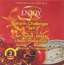 Enjoy Warm Challenger 3 Condoms