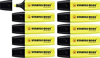 STABILO BOSS ORIGINAL 10 Highlighter - Yellow